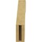 Ekena Millwork 3-inch W x 12-inch D x 16-inch H Carmel Rough Cedar Woodgrain TimberThane Knee Brace, Primed BRCUR03X12X16CARRCPR - alternate 6